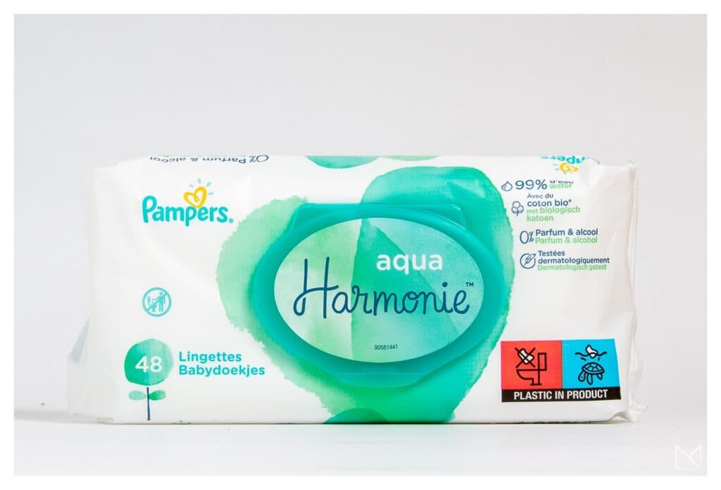 Lingettes Pampers aqua Harmonie